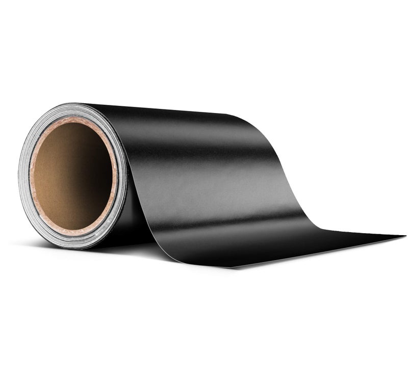 شريط لاصق فينيل مات أسود VViViD بقطر 4 إنش وطول 20 قدم