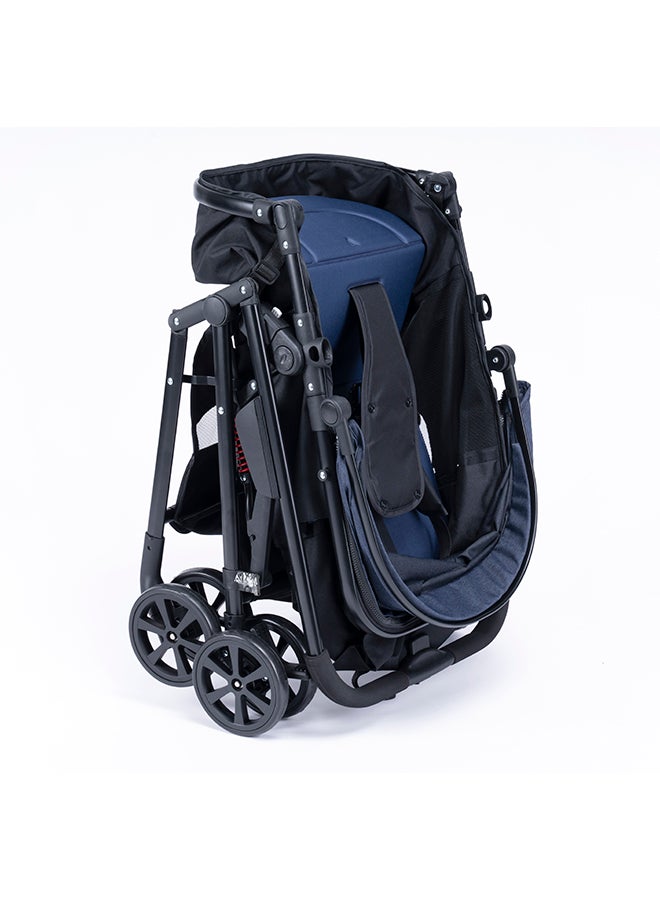 Uniqoo يونيكو 5 أزرق - عربة أطفال محمولة - Image 4