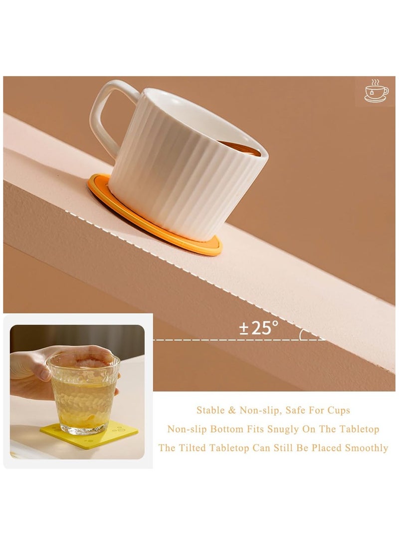 SOLARAE Hamburger Coasters Set of 8, Drink Coasters Set, Thickened PVC Table Coasters for Home Kitchen Decor, Waterproof Oilproof Cup Mat Cup Coasters for Table Protection, Suitable for Various Cups - Image 3