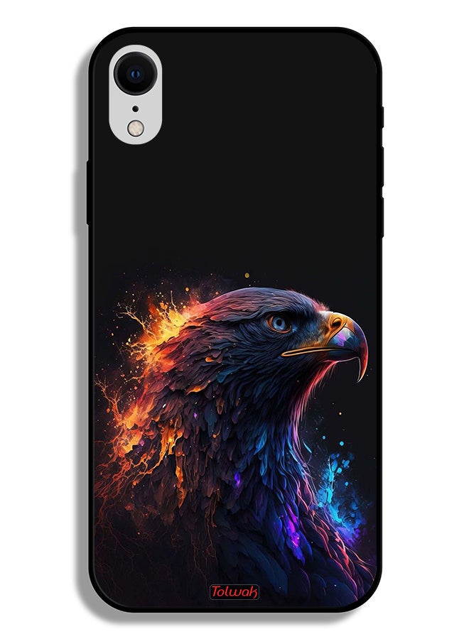 Tolwak Apple iPhone XR Protective Case Eagle Art - Image 2
