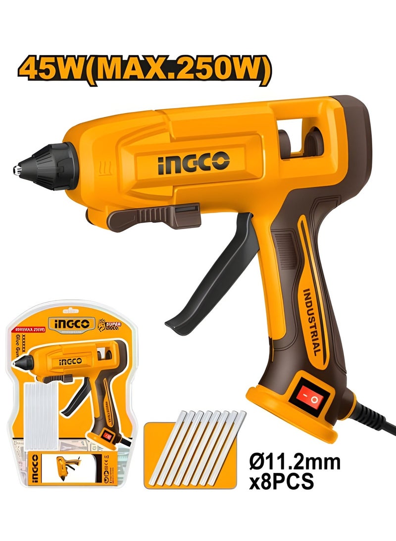 إنجكو مسدس غراء إنجكو GG408 – 40 واط، تسخين سريع، أداة لصق كهربائية، مقبض مريح، للاستخدام الصناعي والأعمال اليدوية والإصلاح - Image 2
