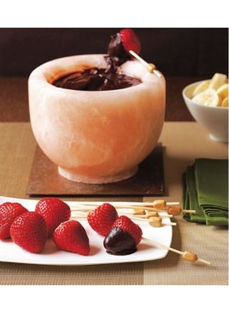 Organic Secrets Himalayan Pink Salt Bowl by Organic Secrets - 6 inch