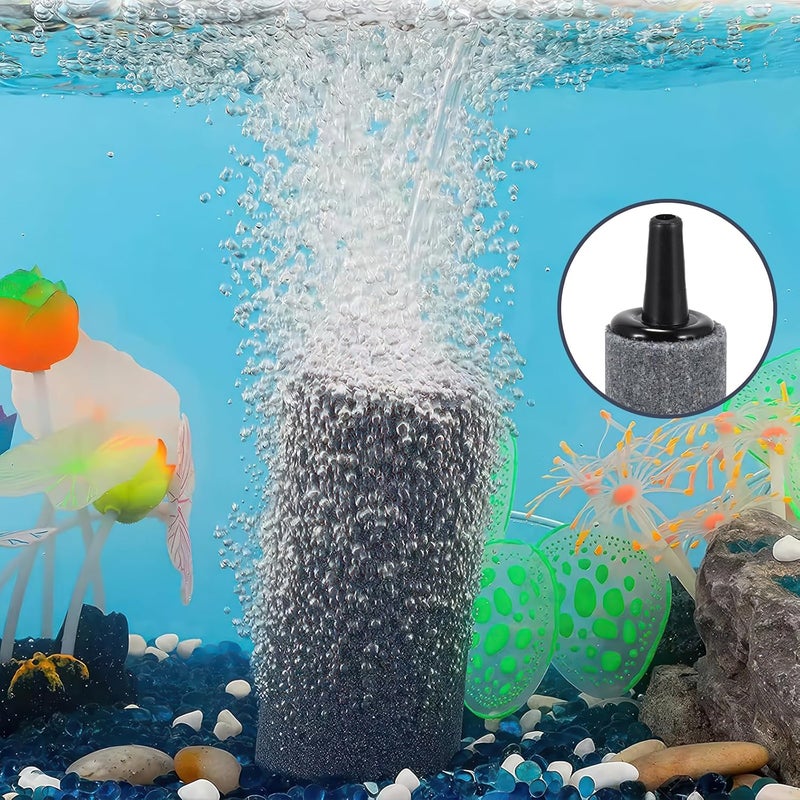 Meridian 10 pcs 2.5 cm Aquarium Air Stone – Cylinder Bubble Diffuser for Fish Tanks and Hydroponics - CT - Image 4