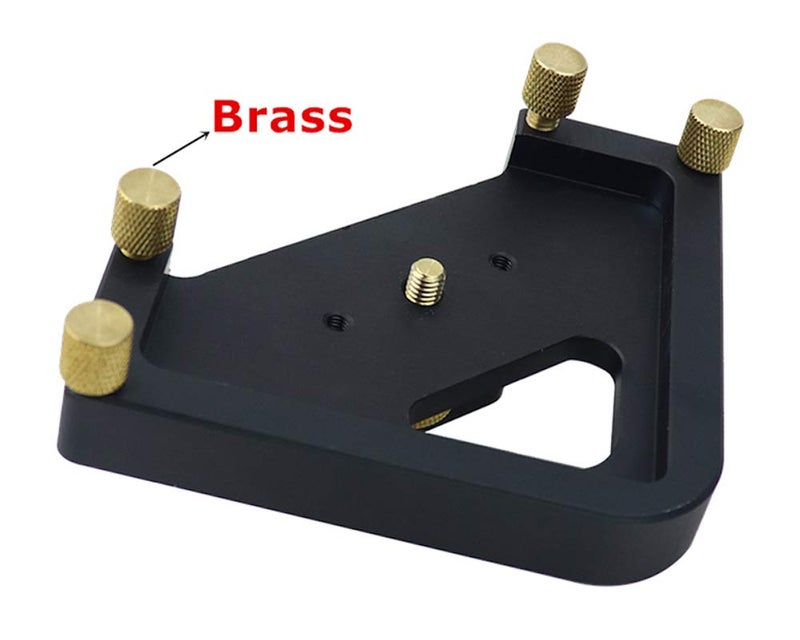 Evwoge 8 in 1 Aluminum Alloy Corner Radius Routing Templates Aluminium Alloy Router Templates for for Trimmer R10 R15 R20 R30, T15 T20 T25 T30 Half Round Corner Radius Quick-jig - Image 4