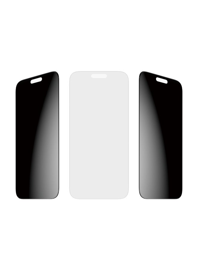 SAFE iPhone 17 Pro Max Screen Protector 6.9" PRIVACY, Full Screen Tempered Glass, Privacy Filter, Anti-Bluelight, Drop/Scratch Protection, w/ Easy Install Aligner, 2-Way Privacy - Image 4