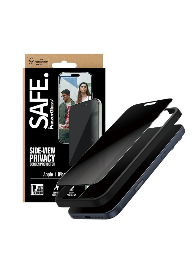 SAFE iPhone 17 Pro Max Screen Protector 6.9" PRIVACY, Full Screen Tempered Glass, Privacy Filter, Anti-Bluelight, Drop/Scratch Protection, w/ Easy Install Aligner, 2-Way Privacy - Image 5