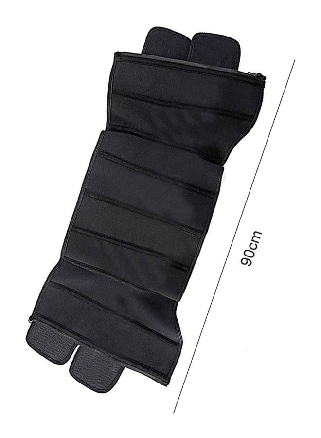 إيه جي دي داعم ظهر من اللاتكس للجنسين قابل للتعديل، مزود بقبضان معدنية، لتخفيف آلام الفقرات القطنية أسفل الظهر - Image 5