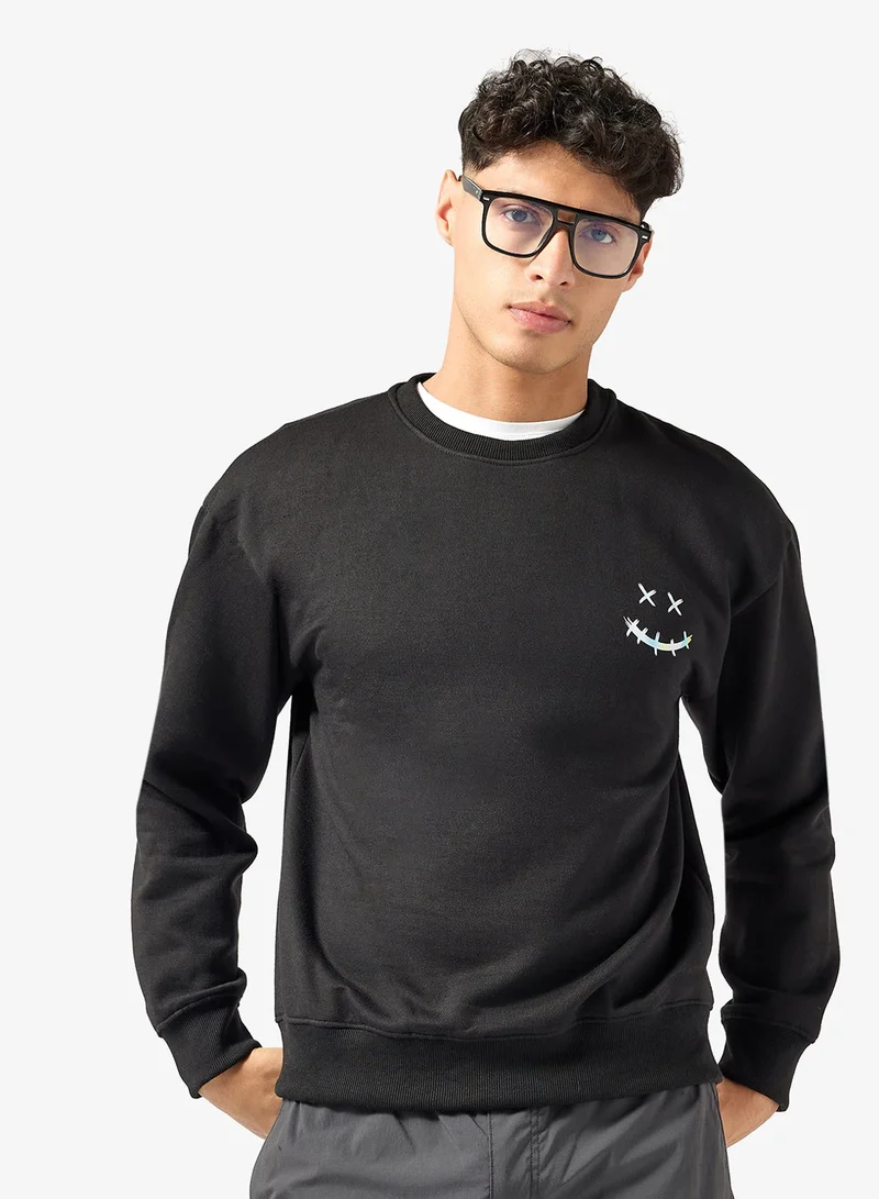 Seventy Five Basics Graphic Print Sweatshirts