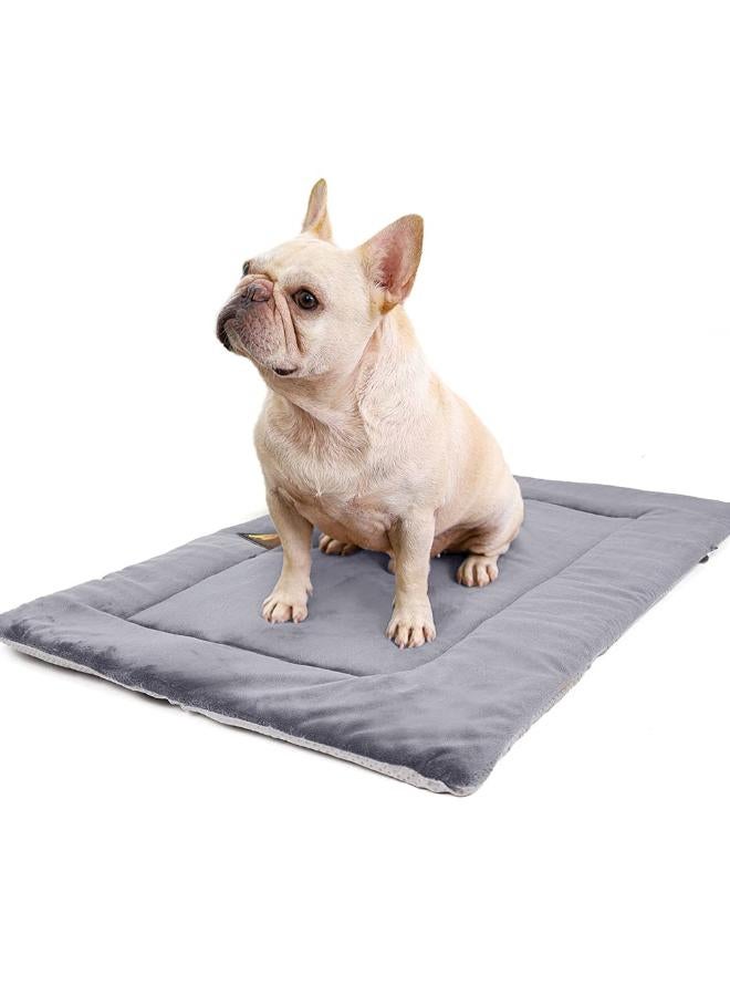 مورو مورو مرتبة كلب قطيفة في جلد – سرير فاخر للحيوانات الأليفة ناعم، متين، وغير قابل للانزلاق - Image 1