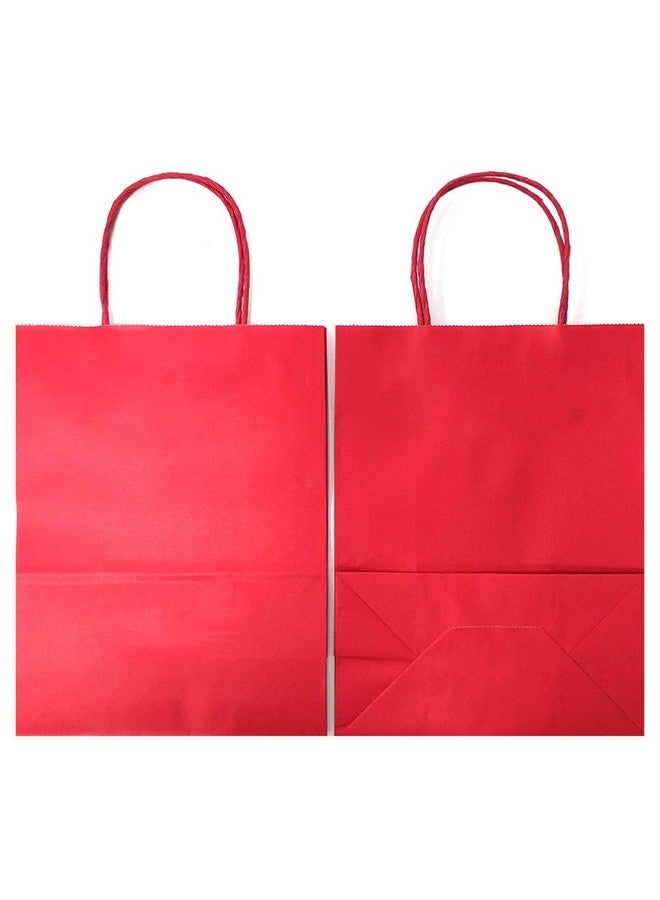 AZOWA Gift Bags Red Kraft Paper Bags With Handles (9.8 X 7.5 X 3.9 In 25 Ct) - Image 5