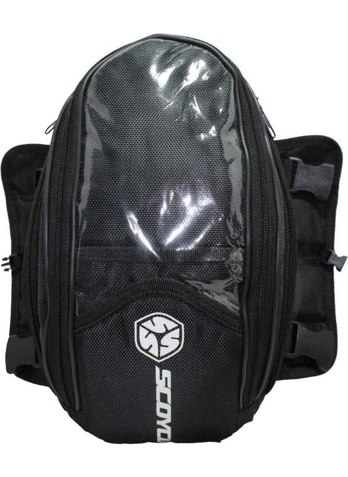 Ebakbak Motorcycle Tank Top Magnetic Bag Impertex Motor Bag with Shoulder Carrying Strap  - Image 2