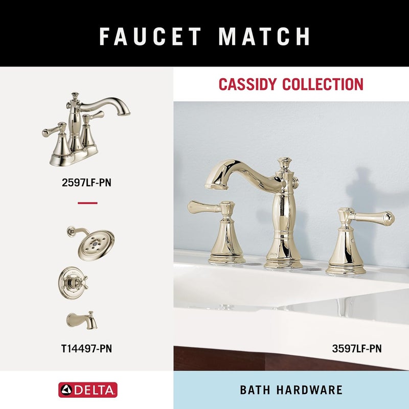 Delta Cassidy (1-Pack) Towel Hooks Polished Nickel Double Bathroom J Hooks Wall Mounted for Robes & Towels Hand Towel Hook Holder Kitchen, Bathroom Accessories 79735-PN - Image 3