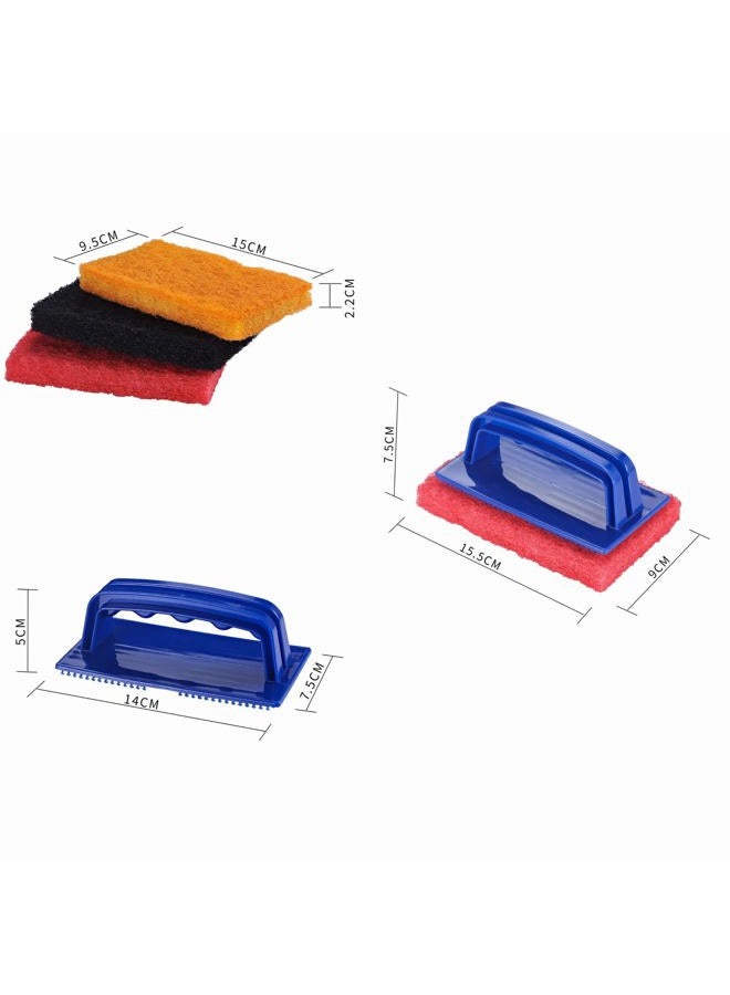 DGSDKD 9 Piece Griddle Cleaning kit,Grill Brush for Outdoor Grill, Blackstone Grill Cleaning kit,BBQ Brush,Blackstone Griddle Cleaning - Image 2