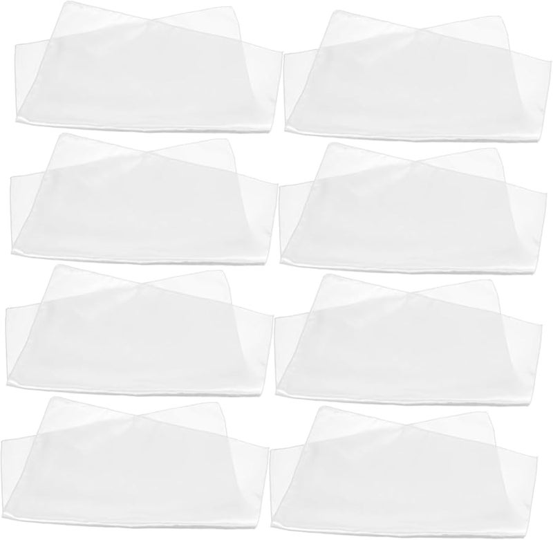 Satin Cloth Napkins 8 Pack Reusable Washable For Dinner Party Hotel Restaurant - Image 2