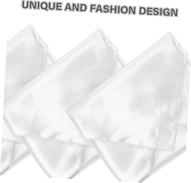 Satin Cloth Napkins 8 Pack Reusable Washable For Dinner Party Hotel Restaurant - Image 4