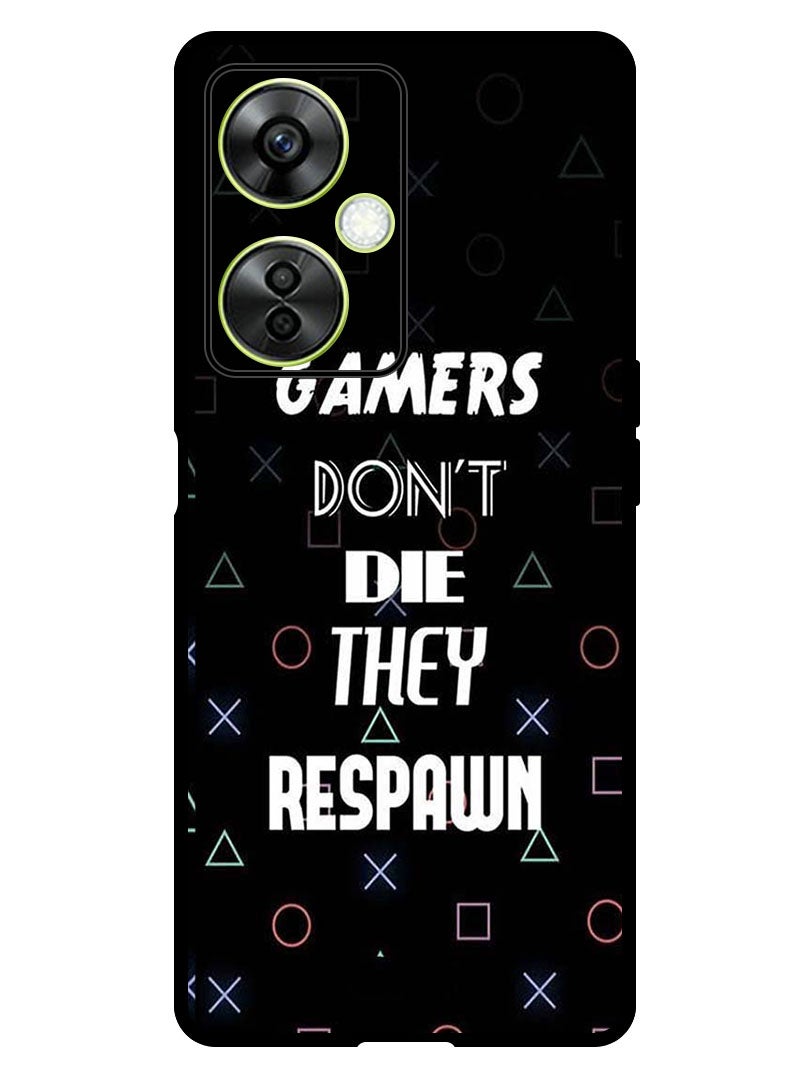 Theodor Protective Case Anti Scratch Shock Proof Bumper Cover For OnePlus Nord CE 3 Lite Gamers Dont Die - Image 1