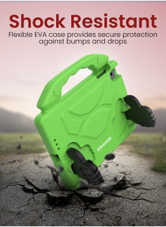 Moxedo Moxedo Shockproof Protective Case Cover Lightweight Convertible Handle Kickstand for Kids Compatible for iPad Mini 1/2/3/4/5 - Green  - Image 4
