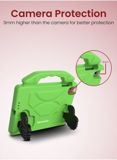 Moxedo Moxedo Shockproof Protective Case Cover Lightweight Convertible Handle Kickstand for Kids Compatible for iPad Mini 1/2/3/4/5 - Green  - Image 2