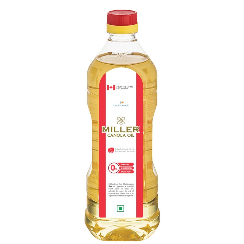 Miller Canola Oil PET Bottle, 1 L - Image 5