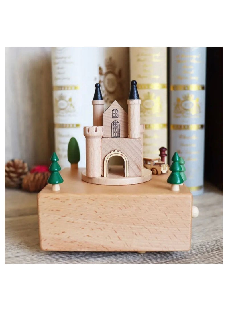 Pikkaboo Woody Buddy-Musical Carousel Castle - Image 5