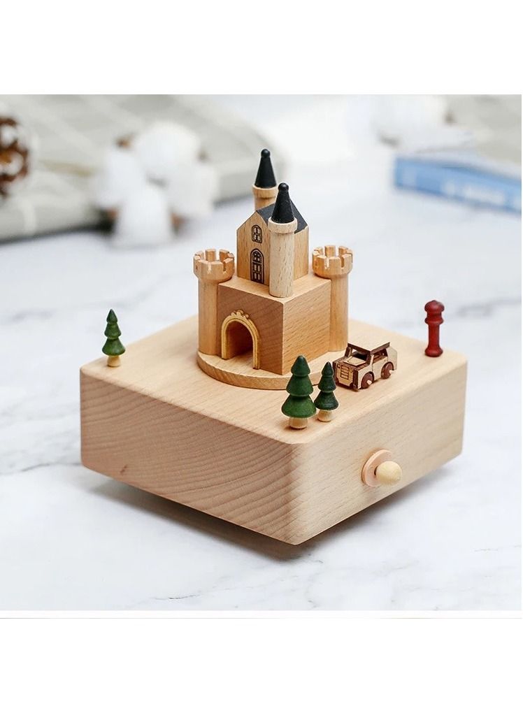 Pikkaboo Woody Buddy-Musical Carousel Castle - Image 4