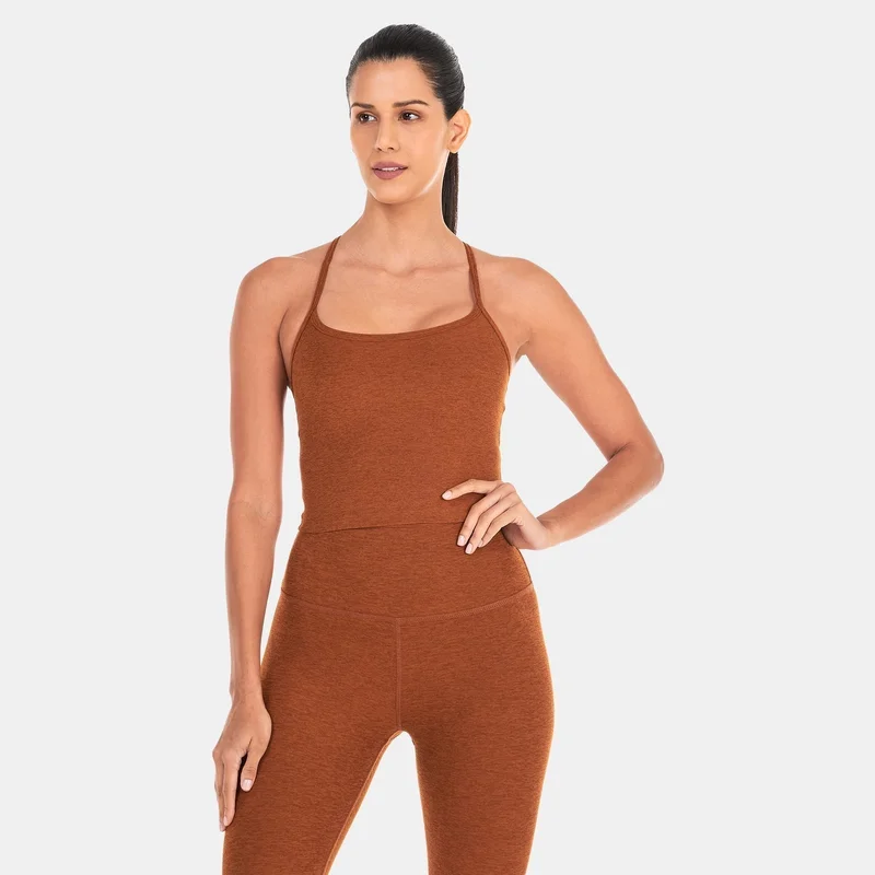 Beyond Yoga Women's Spacedye Slim Racerback Cropped Tank Top