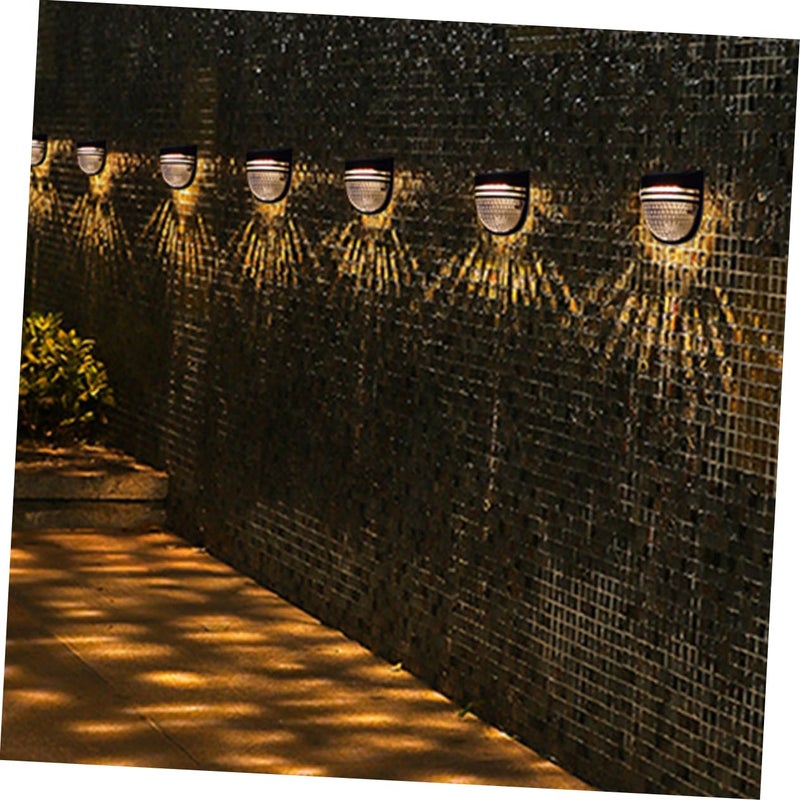 مصباح جدار شمسي خارجي مقاوم للماء لحديقة السياج مع مستشعر للحركة - Image 5
