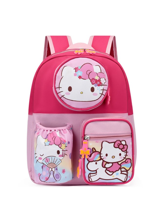 Kindergarten Preschool Children's Schoolbag For 3-6 Years Old Boys And Girls Children's Wang Wang Team Cartoon Animation Backpack Foreign Trade-Color:KT Cat - Image 1