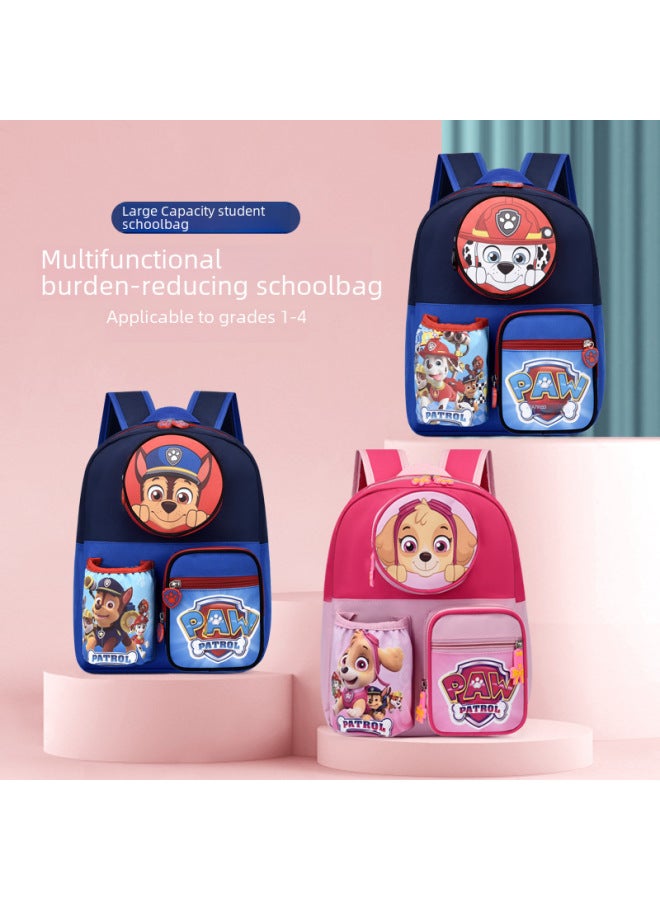 Kindergarten Preschool Children's Schoolbag For 3-6 Years Old Boys And Girls Children's Wang Wang Team Cartoon Animation Backpack Foreign Trade-Color:KT Cat - Image 3
