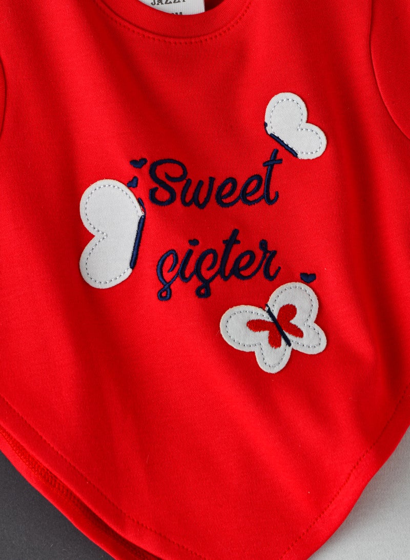 Tiny Hug Girls T-Shirt and Legging Set, Soft and Comfortable Cotton Set for Girls, Perfect for Everyday Wear - Image 3