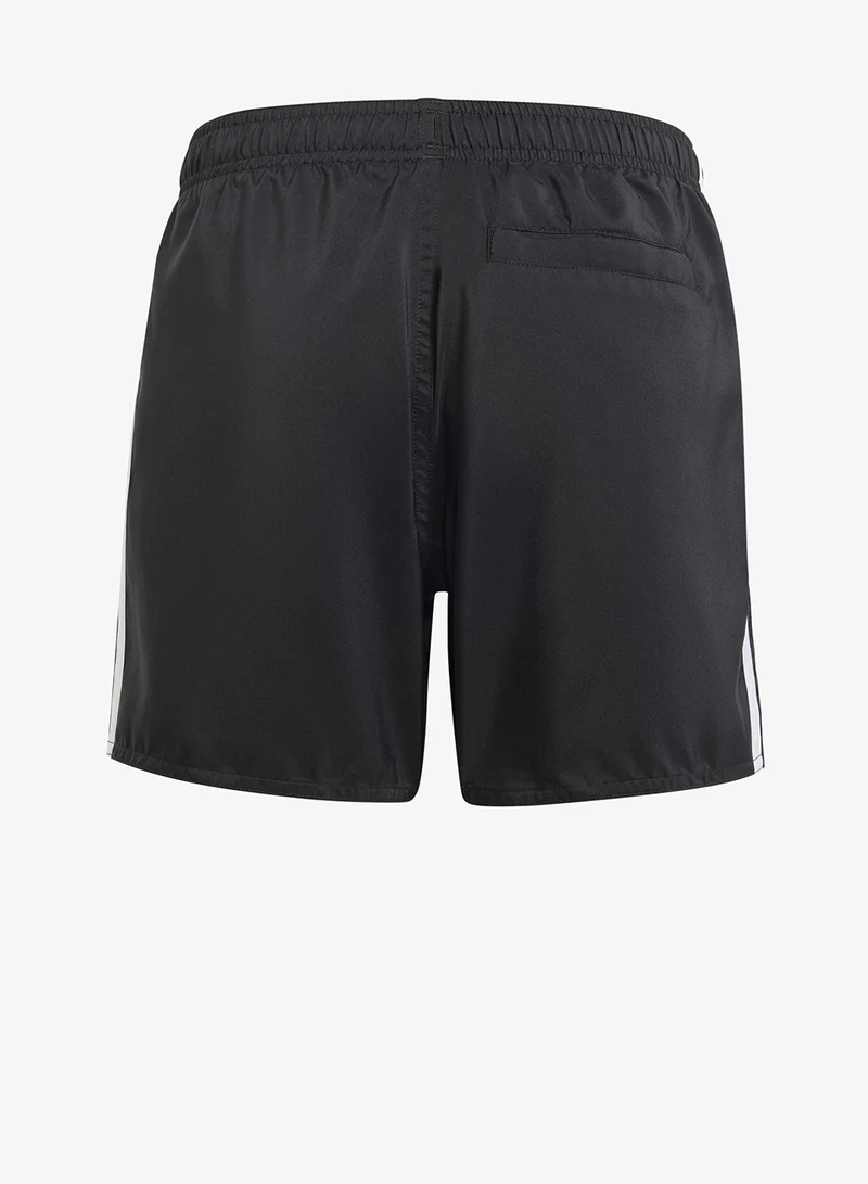 Adidas Kids 3-Stripes Swim Shorts