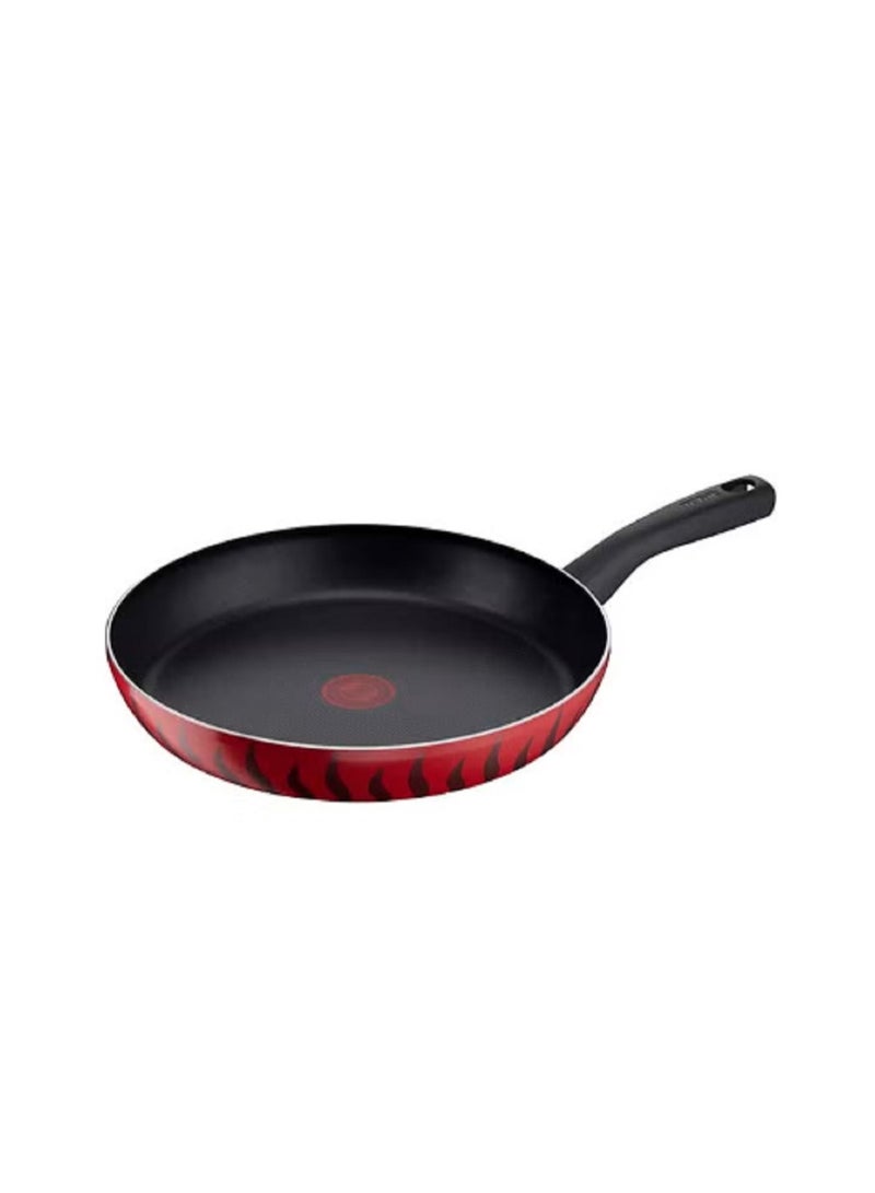 G6 Tempo Flame Frying Pan, Non-Stick, Red, Aluminum Black/Red 30cm Black/Red 30cm  - Image 1