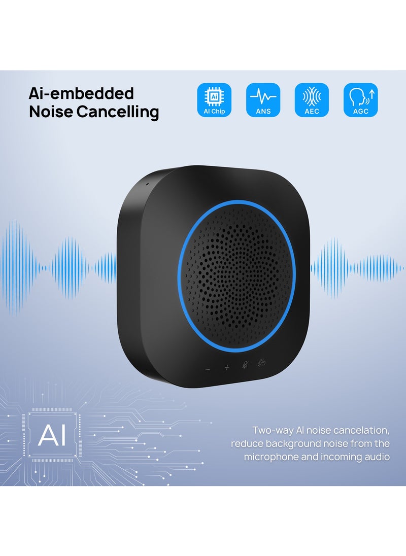 comfast - AI noise reduction USB Bluetooth omnidirectional array microphone conference omnidirectional microphone conference speaker - Image 1
