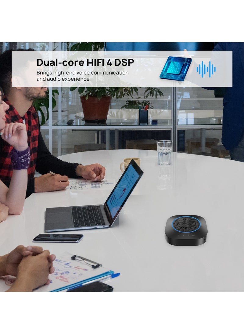 comfast - AI noise reduction USB Bluetooth omnidirectional array microphone conference omnidirectional microphone conference speaker - Image 1
