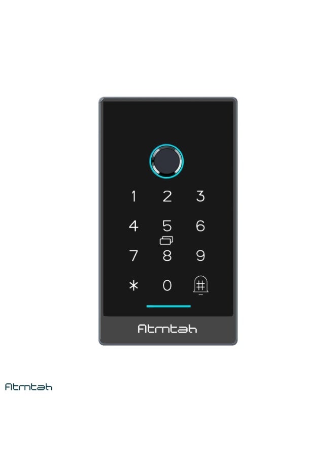 Atmtah Smart Access Door Control, Access Control, TTlock App/Fingerprint/Passcode/NFC Card,  Connect with Electrical Lock Intercom System (H3F) - Image 1