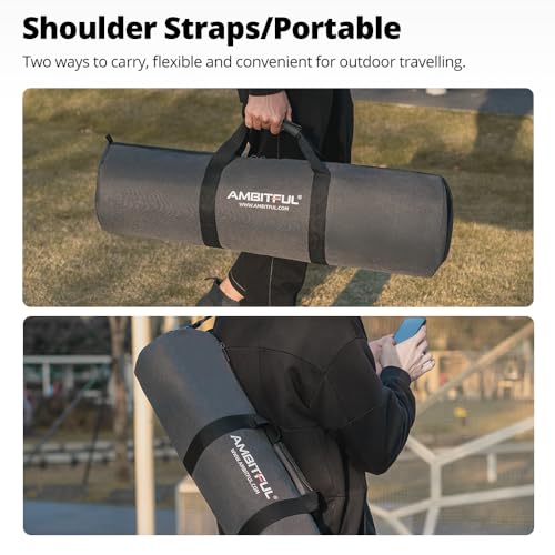 AMBITFUL Widened Version Tripod Carrying Case Bag 21/25/31/39/43/47/51/55/ for Light Stands,Boom Stand,Umbrella and Tripod Photography Accessories (55.11in(140cm)*Φ8.66in(22cm)) - Image 2