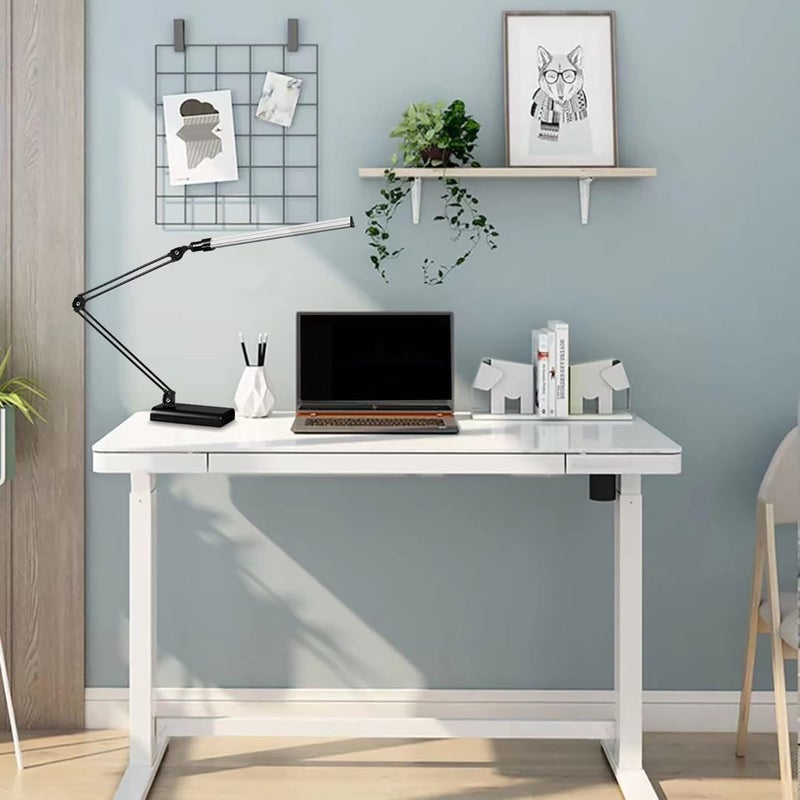 Realspace Architect Desk Lamp Adjustable 2112H BlackSilver - Image 4