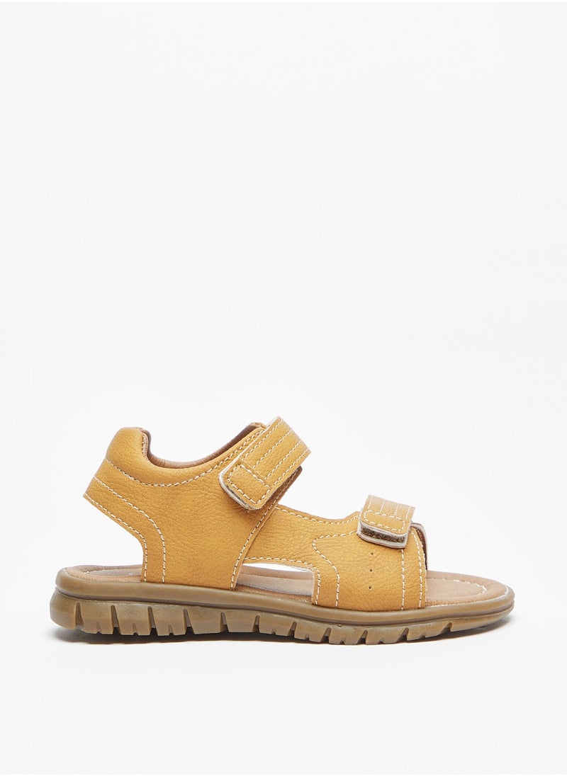 LBL by Shoexpress - Girls Textured Floaters with Hook and Loop Closure - Image 1