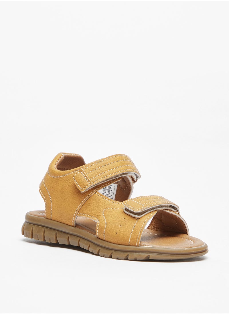 LBL by Shoexpress - Girls Textured Floaters with Hook and Loop Closure - Image 1
