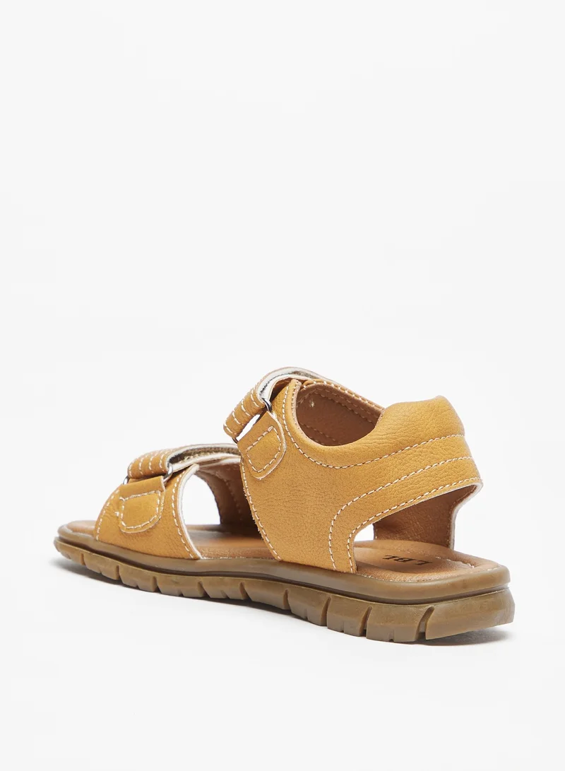 LBL by Shoexpress Girls Textured Floaters with Hook and Loop Closure