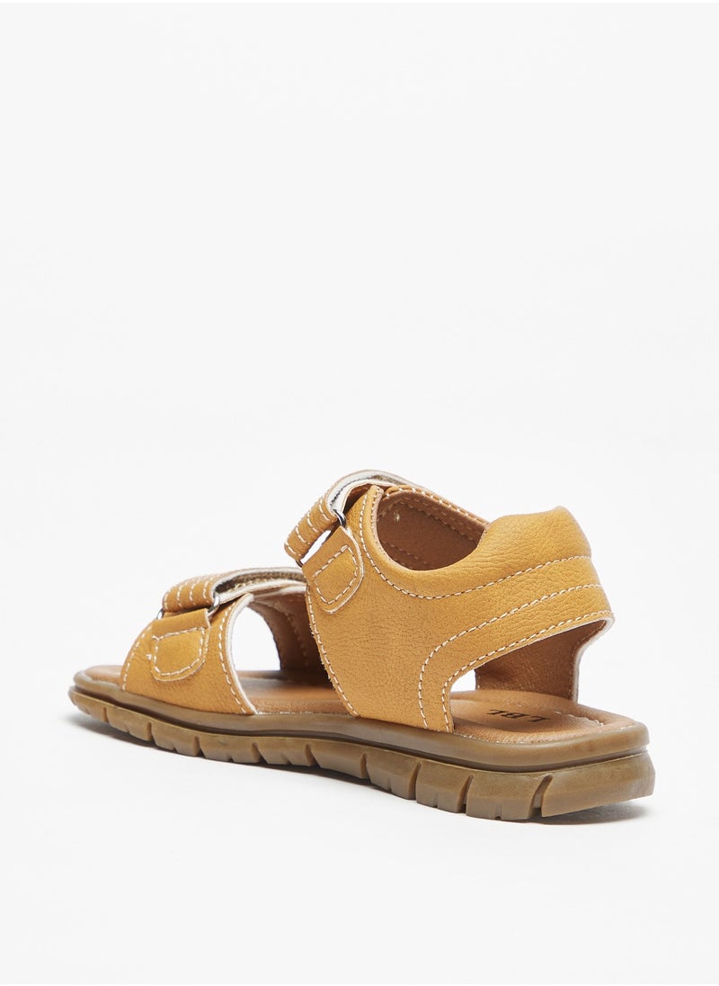 LBL by Shoexpress - Girls Textured Floaters with Hook and Loop Closure - Image 1