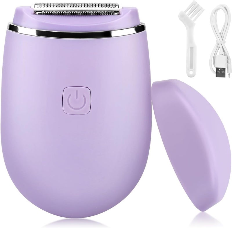 Electric Lady Shaver, Portable Rechargeable Cordless Razor for Women, Painless Body Hair Remover, Bikini Trimmer for Arms, Legs, Underarms, Washable Head - Image 1