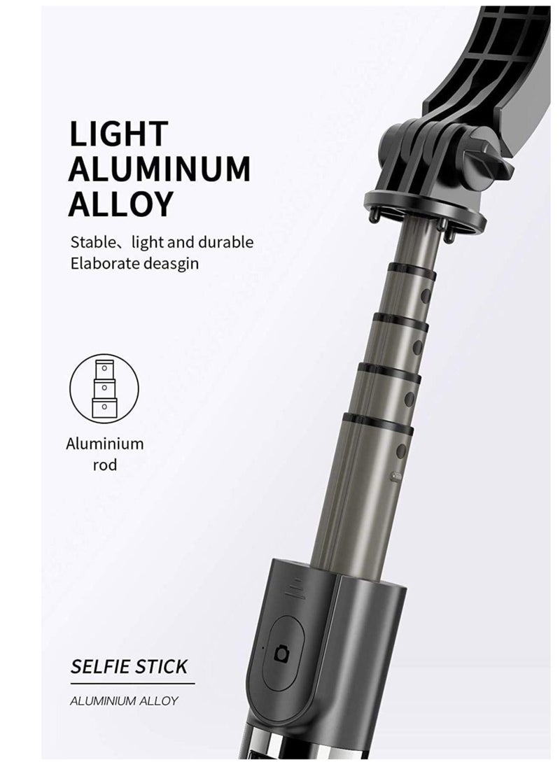 ELTRAZONE - Gimbal Stabilizer for Smartphone L08 Handheld Gimbal with 360°Auto Balance Ant Shake Remote Wireless Bluetooth Selfie Stick Pan-tilt Tripod with Built-in Bluetooth Remote - Image 1
