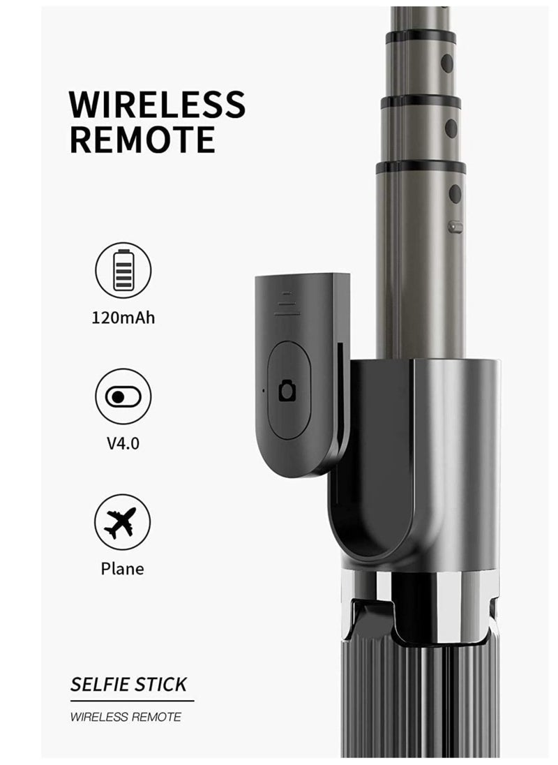 ELTRAZONE - Gimbal Stabilizer for Smartphone L08 Handheld Gimbal with 360°Auto Balance Ant Shake Remote Wireless Bluetooth Selfie Stick Pan-tilt Tripod with Built-in Bluetooth Remote - Image 1