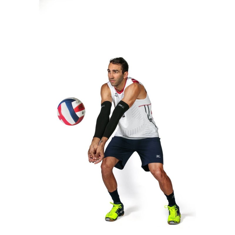 Mizuno أكمام ذراع ميزونو، أسود، مقاس موحد - Image 4