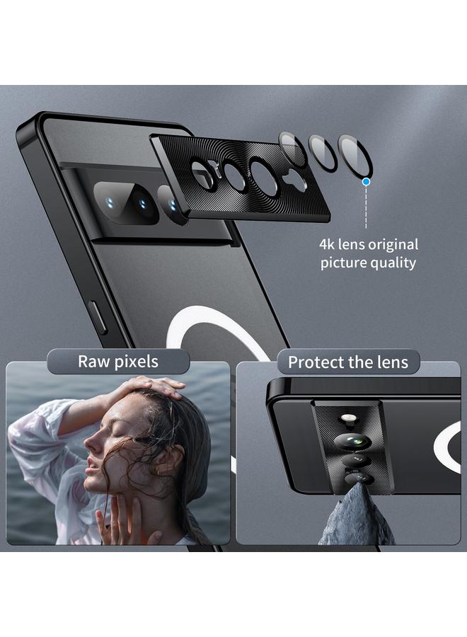 erorex Case For Google Pixel 7 Pro MagSafe Magnetic Frosted Metal Phone Case - Image 5