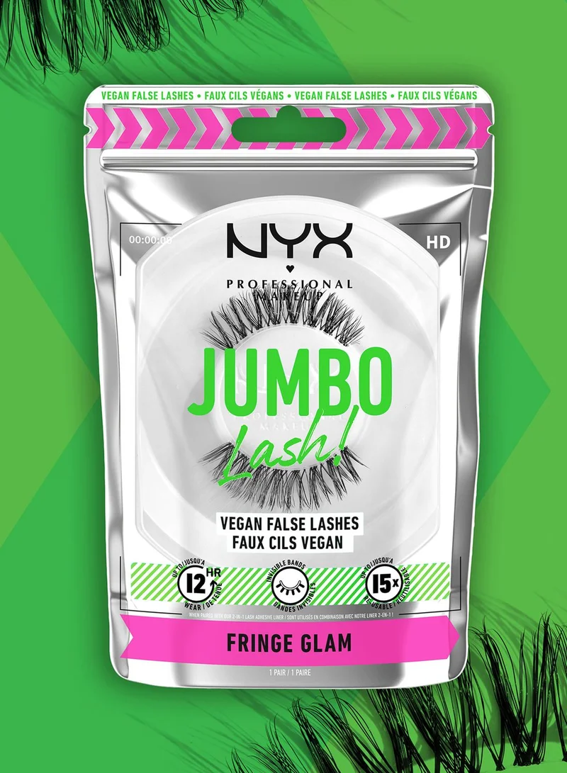 NYX PROFESSIONAL MAKEUP Jumbo Lash! Vegan False Lashes - Fringe Glam