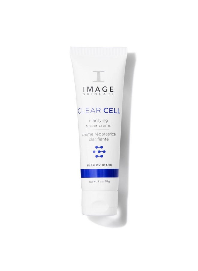 IMAGE SKINCARE IMAGE Skincare, CLEAR CELL Clarifying Repair Crème, Facial Night Cream Gel Moisturizer for Oily Prone Skin, Discovery Size 1 oz  - Image 1