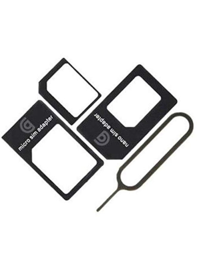 Noosy 4-in-1 Nano SIM to Micro SIM or Standard SIM Card Adapter (2-Pack) - Smartphone SIM Card Converter - Nano, Micro, and Standard SIM - Image 3