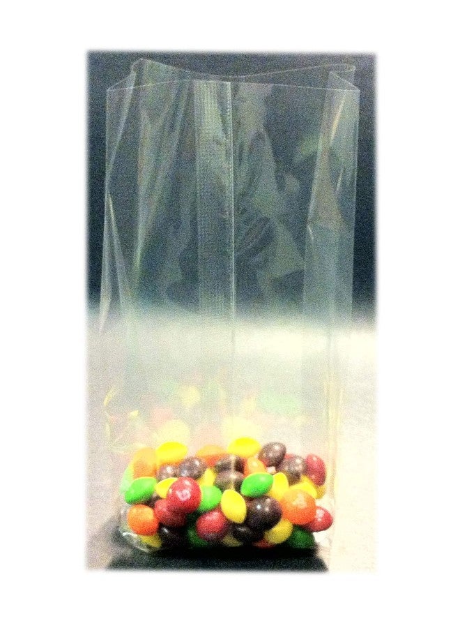 UNIQUEPACKING 1500 Pcs 3x2x8 Clear Side Gusseted Cello Cellophane Bags Good for Candy Cookie Bakery (by UNIQUEPACKING) - Image 1